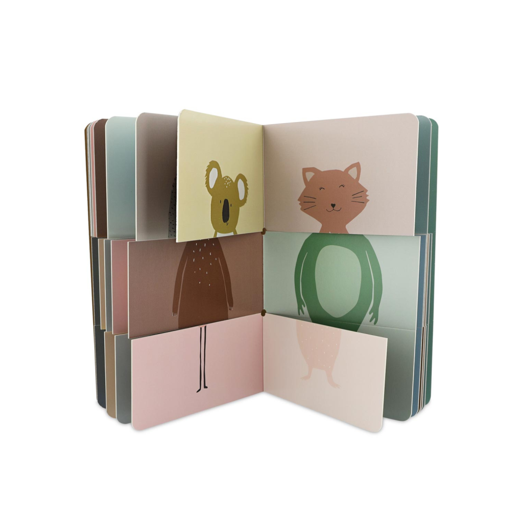 35-625 - Carte bebelusi flip-flap, din carton FSC - Trixie Baby