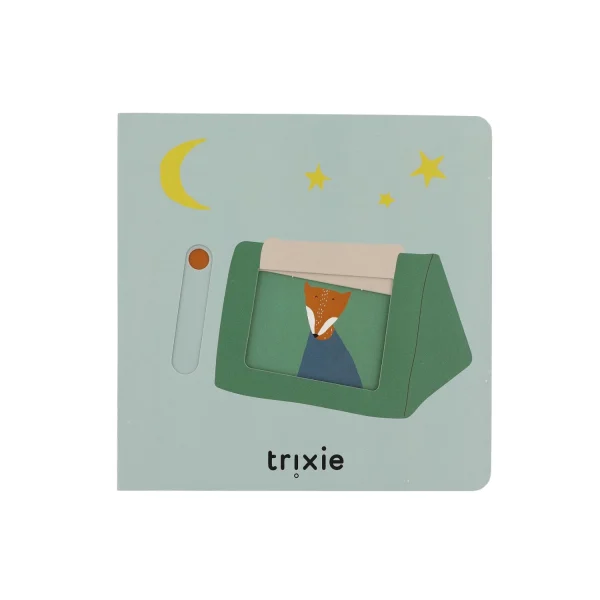 35-628 - Carte senzoriala bebelusi slide and see - in camping - Trixie Baby