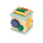 Cub activitati bebelusi din lemn FSC, mic - Trixie Baby - imagine 4