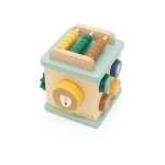 Cub activitati bebelusi din lemn FSC, mic - Trixie Baby - imagine 7