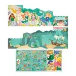 Set de 100 stickere reutilizabile cu activitati - sirene - Petit Collage - imagine 2