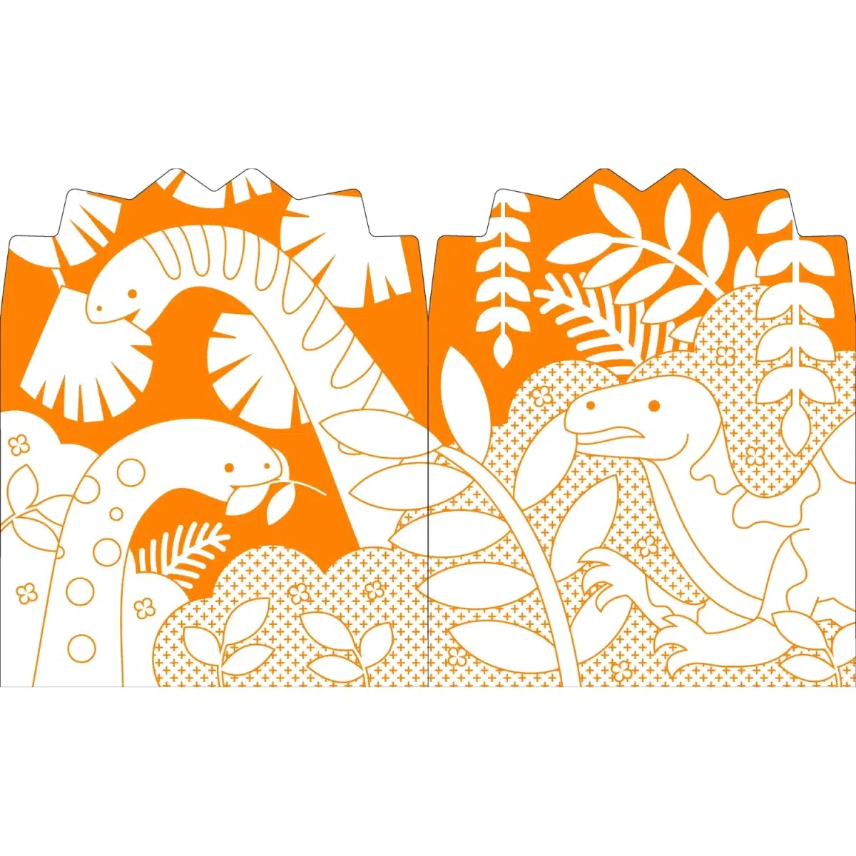 Carte de colorat cu stickere - dinozauri - Petit Collage - imagine 3