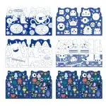 Carte de colorat cu stickere - monstri - Petit Collage - imagine 3